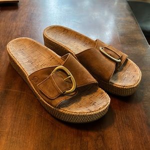 Born Buckle Espadrille Slides